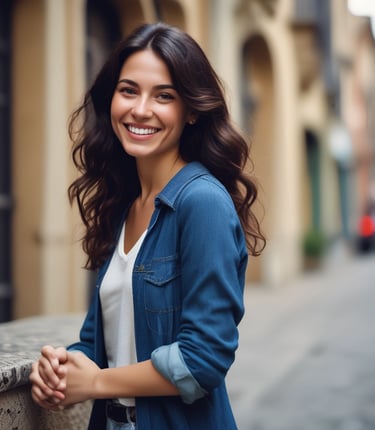 A friendly VTC driver shaking hands with a satisfied client in front of a sleek car.
