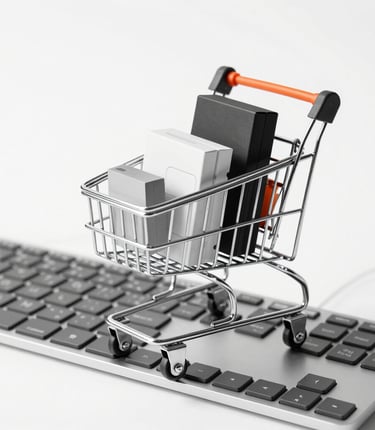 A sleek cityscape background with a model wearing Lumina Apparel's latest collection, showcasing movement and style.