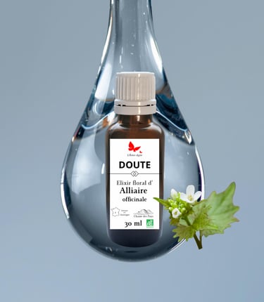 "Élixir floral DOUTE Alliaire officinale L'Âme-Agie - Spiritualité et Liberté"