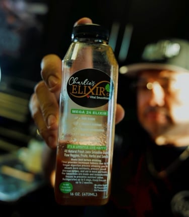 a close up of a detox drink