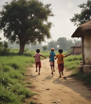 A vibrant image representing Bengali culture and storytelling.