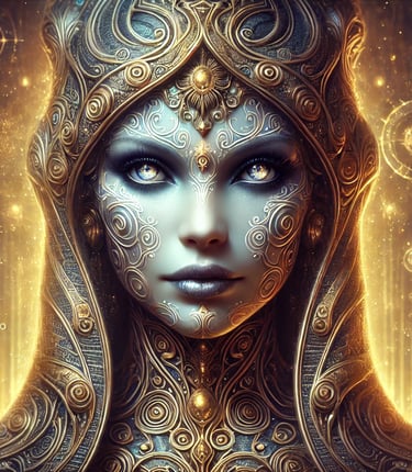 DALL·E 2024-08-29 06.36.28 - A highly detailed and mystical character portrait of Xoto, inspired by 