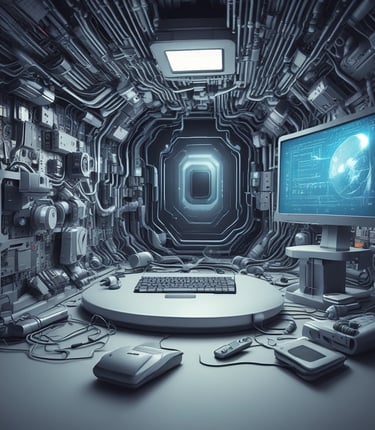 A 3D rendering of a microchip with the letters 'AI' prominently displayed on its surface, set on a dark, circular platform.