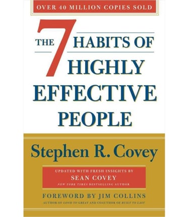 Book cover – The 7 Habits of Highly Effective People by Stephen R. Covey