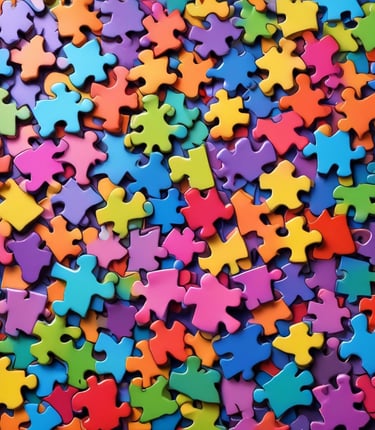 A white baseball cap with the words 'Voices of Autism' embroidered in green alongside a logo featuring a stylized person and airplane. The cap is placed on a textured, purple surface, with part of a brown paper bag visible in the background.
