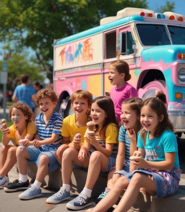 Colorful frozen treats displayed in a retail freezer.