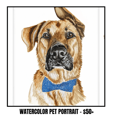 watercolor pet portrait, custom dog portraits, custom portrait pet, pet family portrait