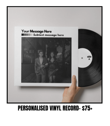 Custom 12" Vinyl Record - Handcrafted with Your Music and Artwork