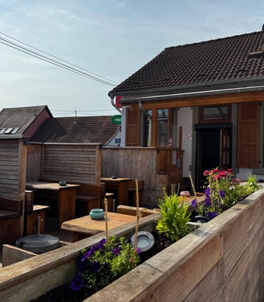 terrasse du bar "Au Tigre"