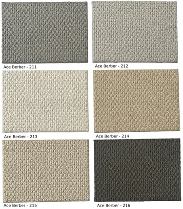 Ace Berber carpet in 6 color options – affordable residential carpet available in London, Ontario