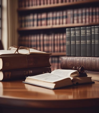 A traditional red brick building with a gabled roof and white-framed windows. The front entrance features an arched doorway and is flanked by well-maintained shrubs. A sign in the foreground reads 'Morris & Dean, Trial Lawyers & Counselors,' displaying the phone number and a digital clock showing 6:31.