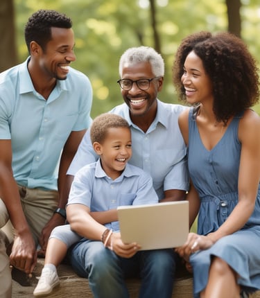 A diverse group of people discussing financial plans in a modern office.
