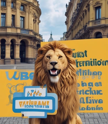 Golden text displaying 'Worldwide Services' is set against a dark, reflective surface, likely part of a vehicle or metallic structure, featuring rivets and a slightly worn texture.