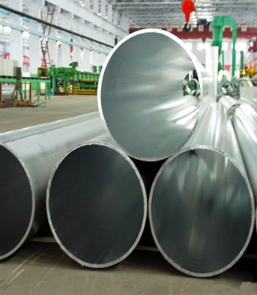 large diameter aluminum tube