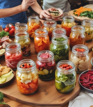 sliced bread with sliced cucumber and garlic on brown wooden chopping board