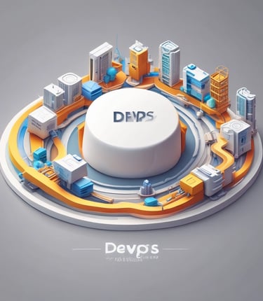 A team of developers collaborating over laptops in a bright, modern office space.