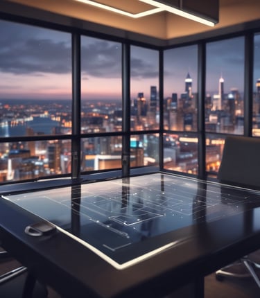 A professional handshake between two business people in a modern office setting near the France-Luxembourg border.