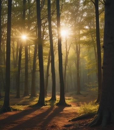 A calm, modern wooden chair crafted by Ember Studio in a softly lit room.