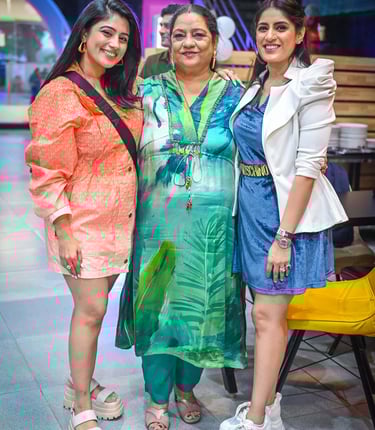 Family Gathering in Kids Birthday Celebration Gurgaon at Wupi Trampoline Park