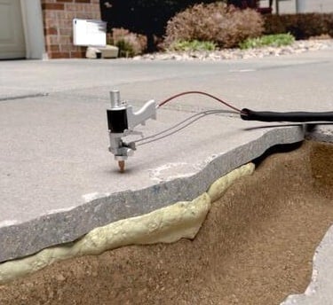 driveway lifting with foam