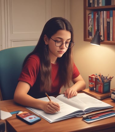 A diverse group of young and adult students smiling while studying together in a modern classroom.