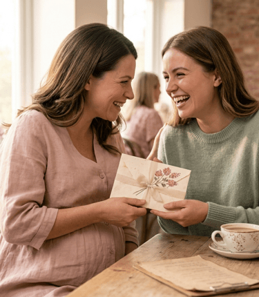 Izvirno darilo za nosečo prijateljico - Pisma iz srca za Baby Shower