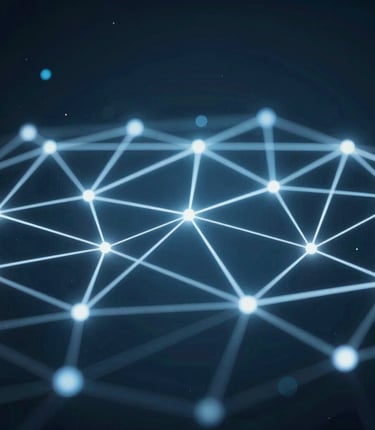 Futuristic AI control room with holographic interfaces and sleek technology panels.