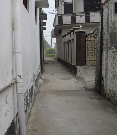 Clean Road in Village