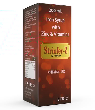 STRIOFER-Z SYRUP , IRON SYRUP BY STRIO HEALTHCARE
