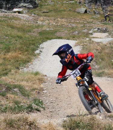 Cours de VTT pour enfants à Verbier suisse