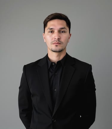 Portrait of Nurzhan Kenenov, australian architect and founder of Sydney-based KENURO architect