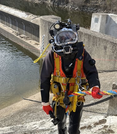 inspection barrage sous eau