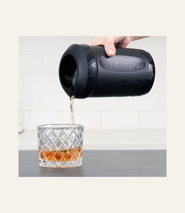 HyperChiller HC2 Patented Iced Coffee Beverage Cooler Black 