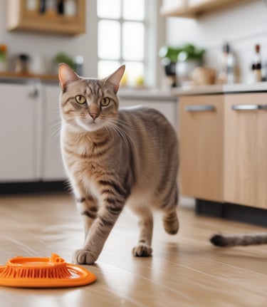 cat eating