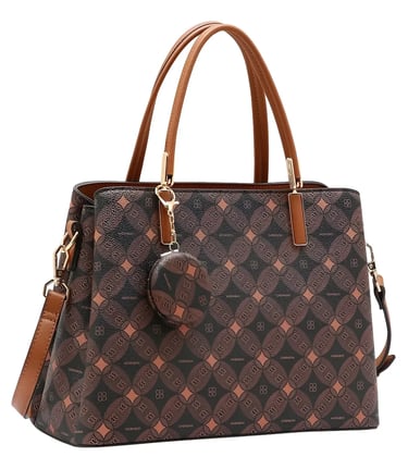 Bolsa Feminina Chenson Monograma Contemporâneo Alça Mão
