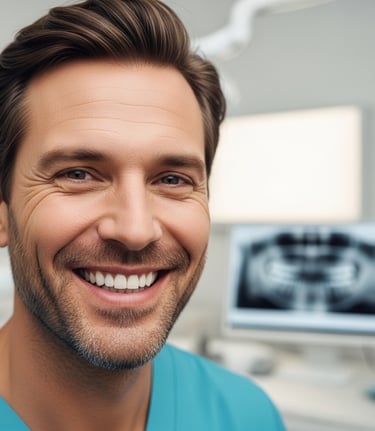 Restauração dentária.