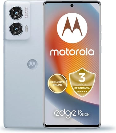 Motorola Edge 50 Fusion 16GB(8+8GB RAM Boost)/256GB, Pantalla Curva de 6,67” Azul