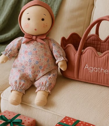 poupon et son couffin personnalisable