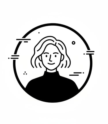 drawing of a blonde woman