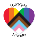 logo LGBTQIA+ Clara Dejean psychologue LGBT Frendly 