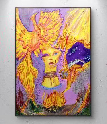 fire element painting