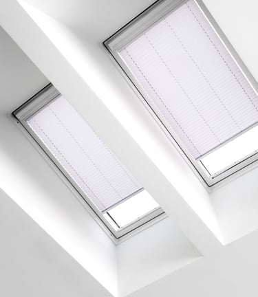 Skylight and Ceiling Pleated Blinds