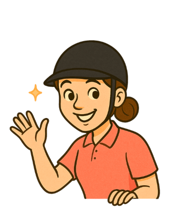 Cartoon Illustration der Ponytante