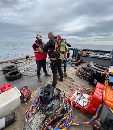 subaquatiques scaphandrier offshore