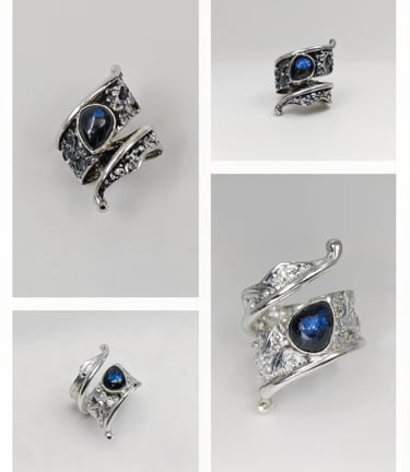 Reticulated Wrap Ring with Kelly Allanson @ Mountain Gems 