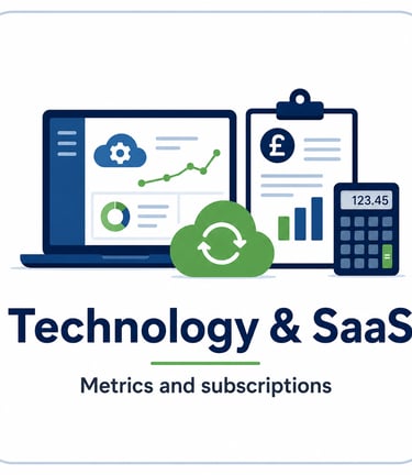Technology and SaaS bookkeeping services for software companies, startups, IT consultants, and subsc