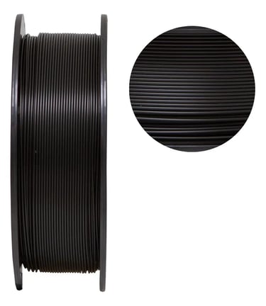 Filamento De Impressora 3d Pet-g 1,75mm 1kg Preto Preto