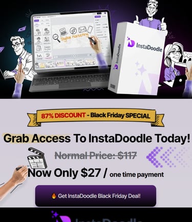 InstaDoodle whiteboard video voice-to-text software