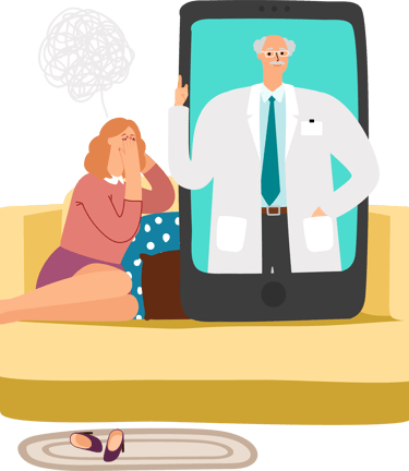 online subutex doctors talking to a patient