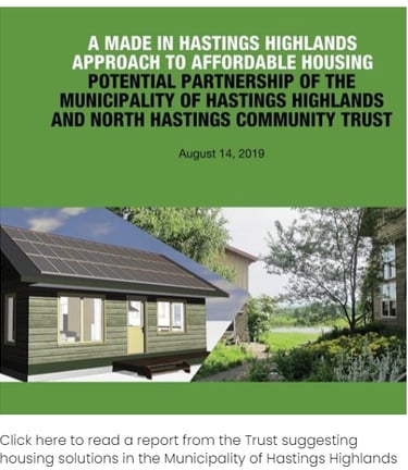 A Made in Hastings Highlands Approach to Affordable Housing